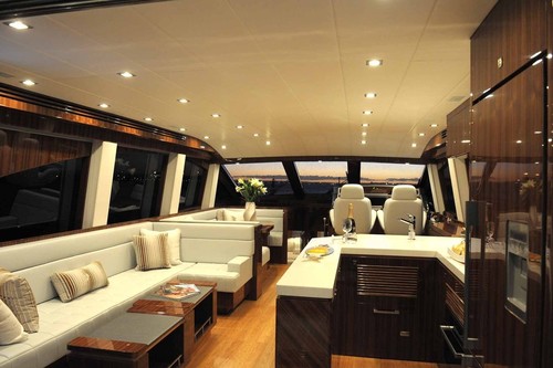 New Ocean Yachts 640 Sports Yacht Saloon © New Ocean Yachts Keith Hanson www.newoceanyachts.com.au